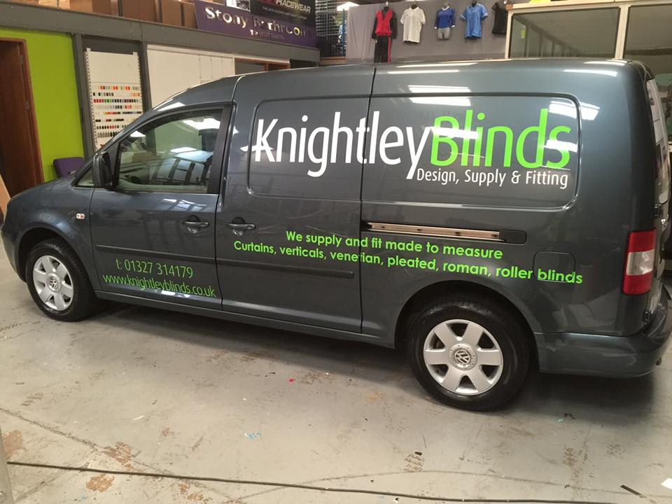 Vehicle graphics like logos and text help improve your professional image